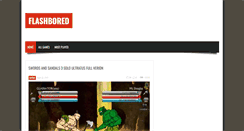 Desktop Screenshot of flashbored.com